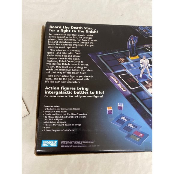 Star Wars Escape the death star action figure game 1998 NIB - Picture 4 of 7